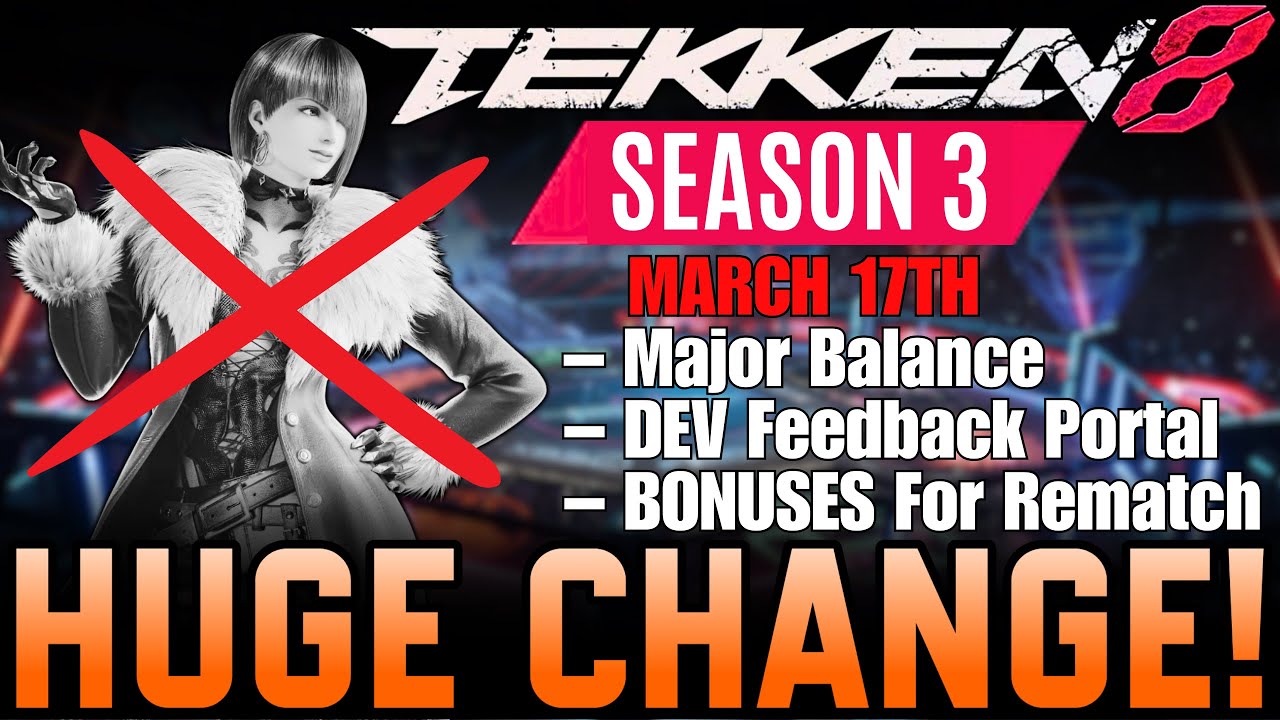 Краткий обзор изменений в патче 3-го сезона Tekken 8 (17 марта): бонусы за реванш, баланс и отзыв...