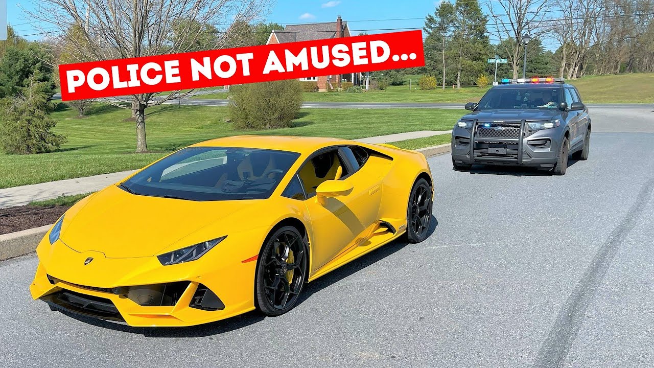 PULLED OVER in My Lamborghini By the CHILLEST COP EVER...