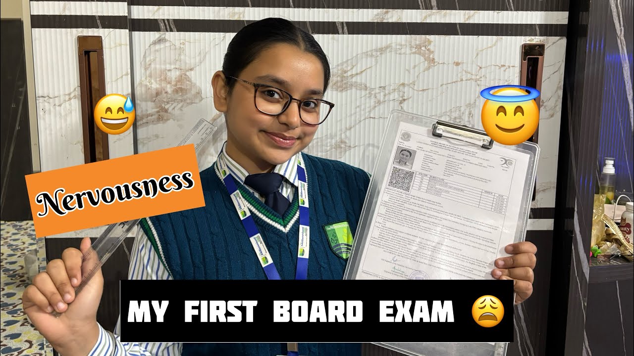 My First Board Exam | Full Nervousness | Eh Ki Ho Gya ? | #youtube #familyvlog #vlog 