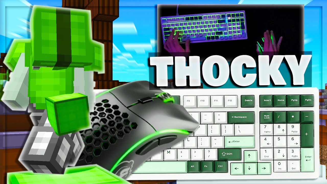 [Handcam] Breezily Bridging Bedwars ASMR Keyboard & Mouse Sounds