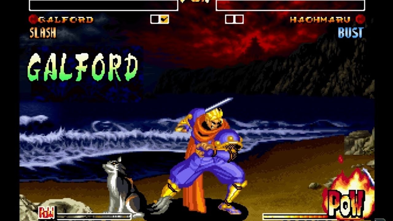 Samurai Shodown IV: Galford playthrough lvl-8 【60fps】