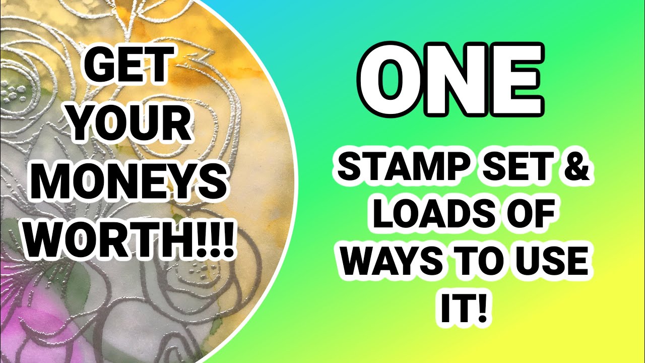 Get your moneys WORTH! TONS of ways to use ONE stamp! USE ANY STAMPS