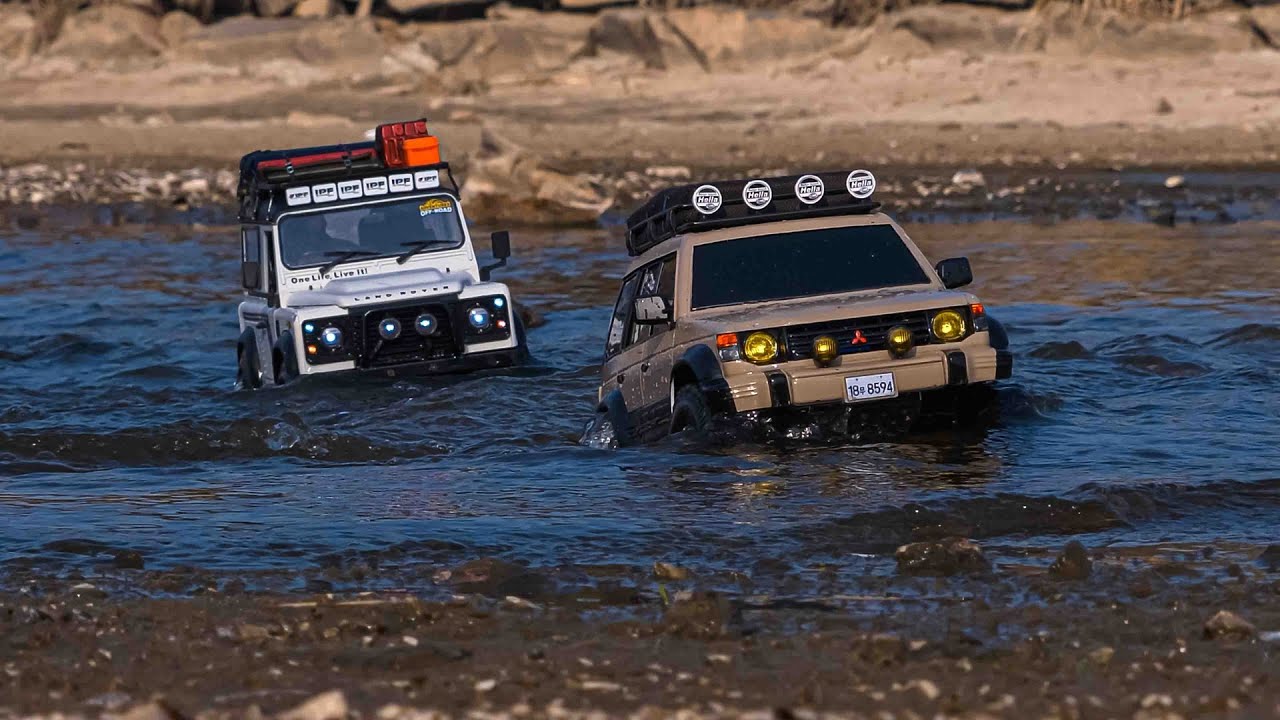 rc4wd Gelande 2 Defender D90 l TRX4 Pajero Riverside Adventure