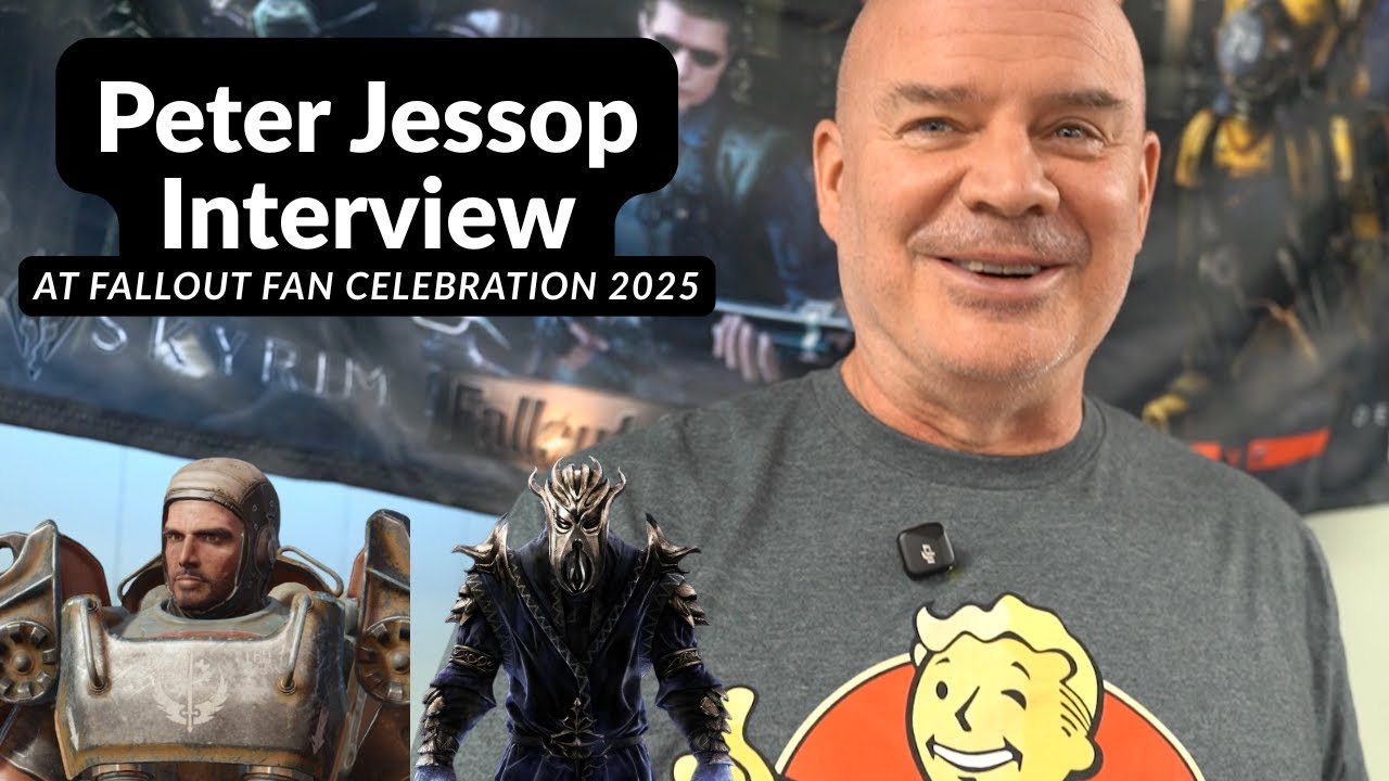 Voice Actor Peter Jessop (Paladin Danse) at Fallout Fan Celebration 2025