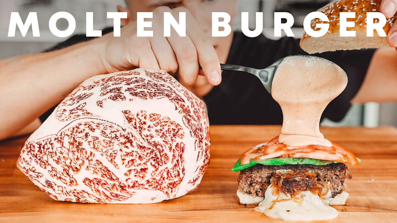 Cheese-Stuffed Wagyu Burger
