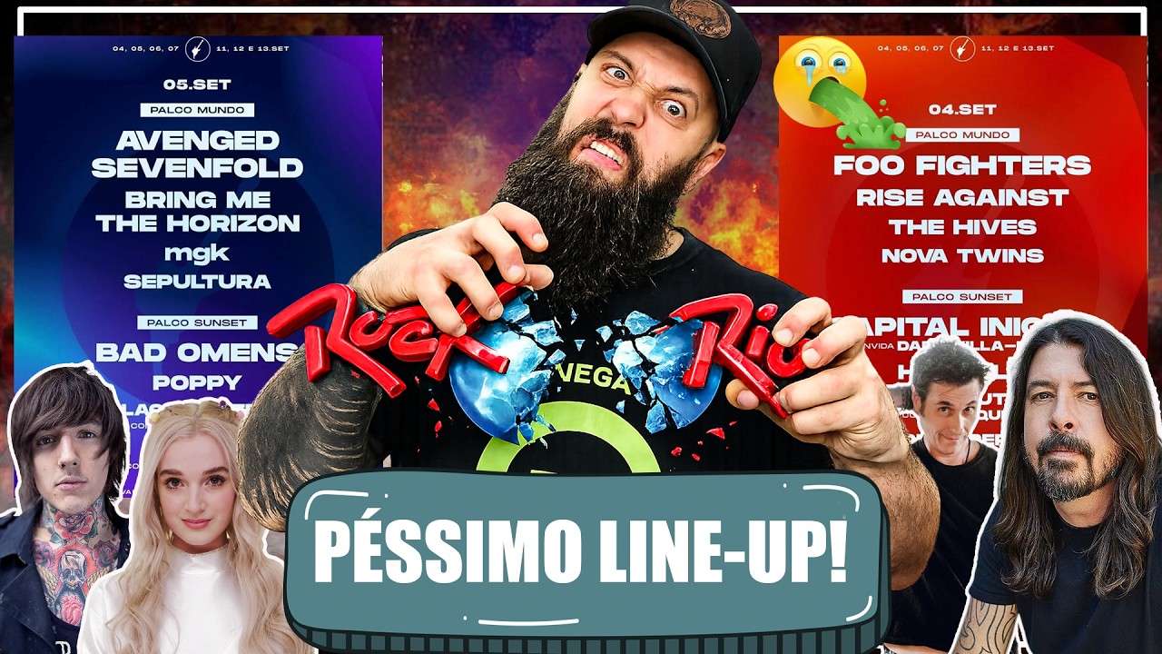 ROCK IN RIO 2026 o que vai se salvar dessa porcaria?