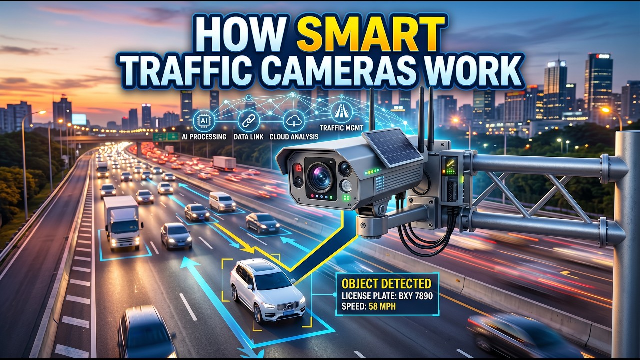 How Smart Traffic Cameras Work &ndash; Cameras Quietly Watching Entire Cities.