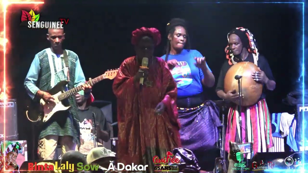 binta laly sow midoullata lamine guirassy concert a dakar
