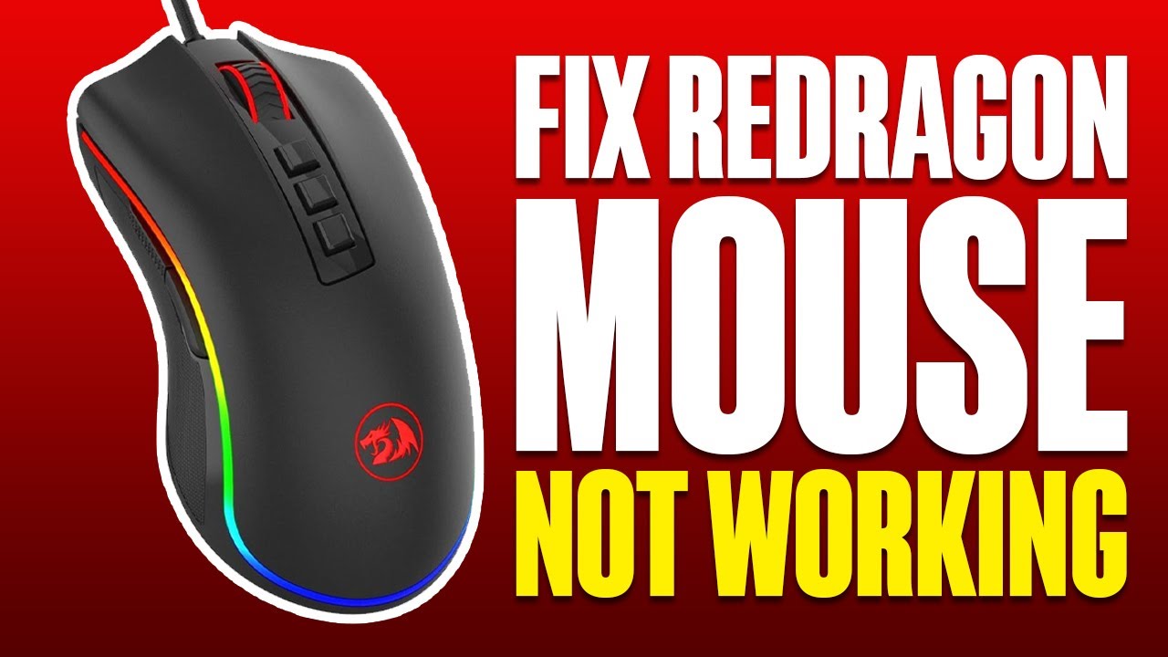 How To Fix Redragon Mouse Not Working