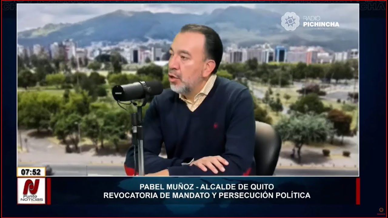 Entrevista de @pabelml, alcalde de Quito, en Radio Pichincha