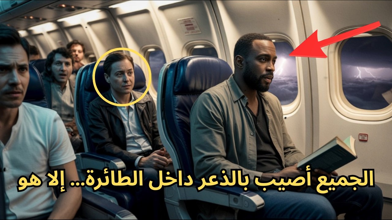 رجل أسود في المقعد 3C تجاهلوه جميعًا… حتى طلب القبطان: هل يوجد طيار قتالي على متن الطائرة