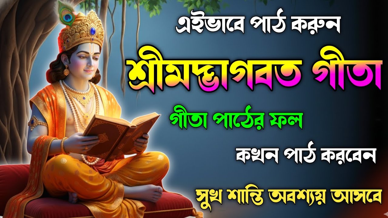 বাড়িতে গীতা থাকলে এইভাবে পাঠ করুন সুখ শান্তি ফিরবে | Learn how to read the Bhagavad Gita at home |