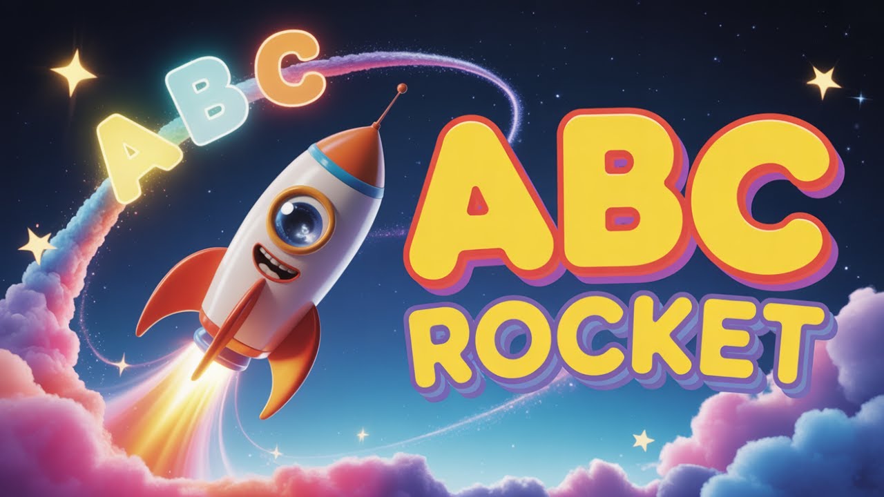 Приключение ракеты ABC для детей | Стихи про алфавит 