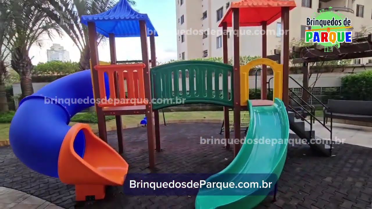 Parque em Madeira Plástica | Brinquedo de Parque ecológico