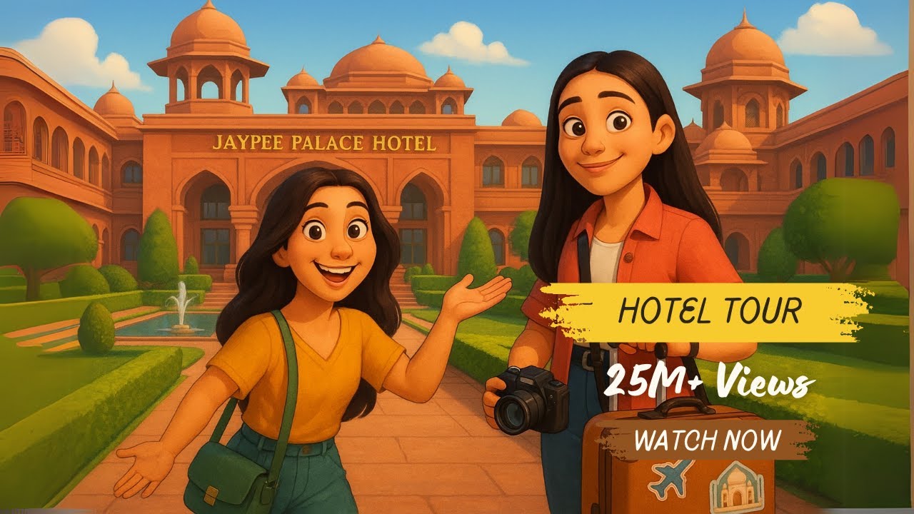 Jaypee Palace Hotel & Convention Centre, Agra - 5 Star Hotel Tour | Staycation Sisters' Luxury Stay