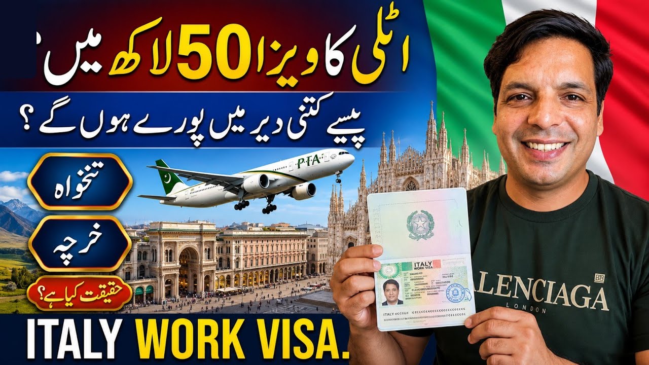 Italy Work Visa 2026 | Italy work Visa Cost, Salary & Monthly Living Expenses | Gullu vlogs 