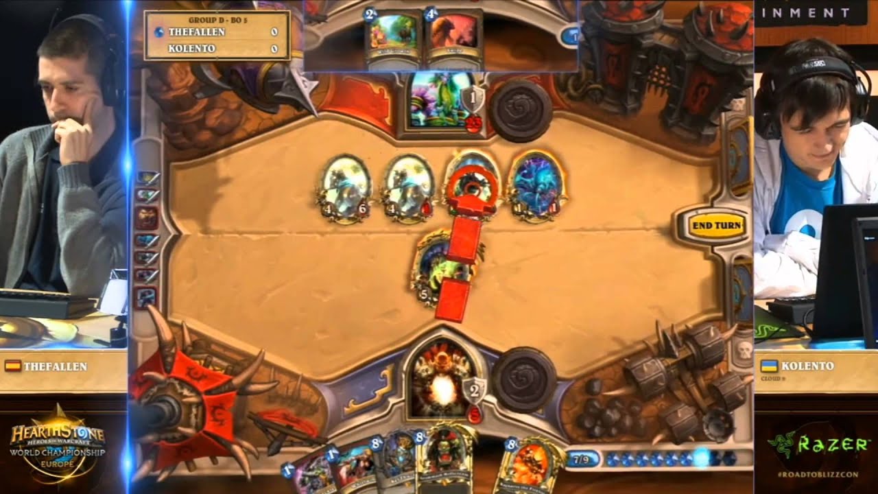 Hearthstone World Championship 2014 EU Qualifier - Groupstage - Kolento vs TheFALLEN