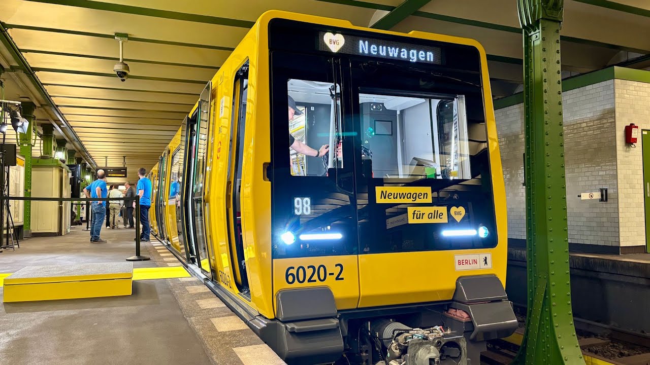 Neuer U-Bahn JK-Zug startet in den Fahrgasteinsatz - Neuwagen für alle