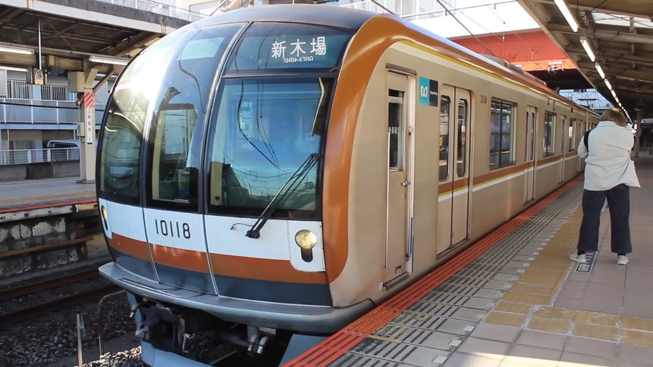 【東武東上本線】10000系(有楽町線直通 各駅停車 新木場行)　発車【朝霞台駅】