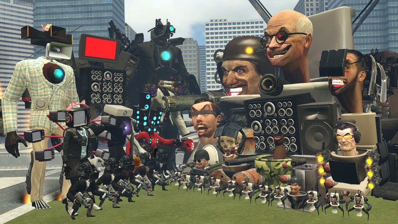 GMod Map FULL of Cursed Skibidi Toilets