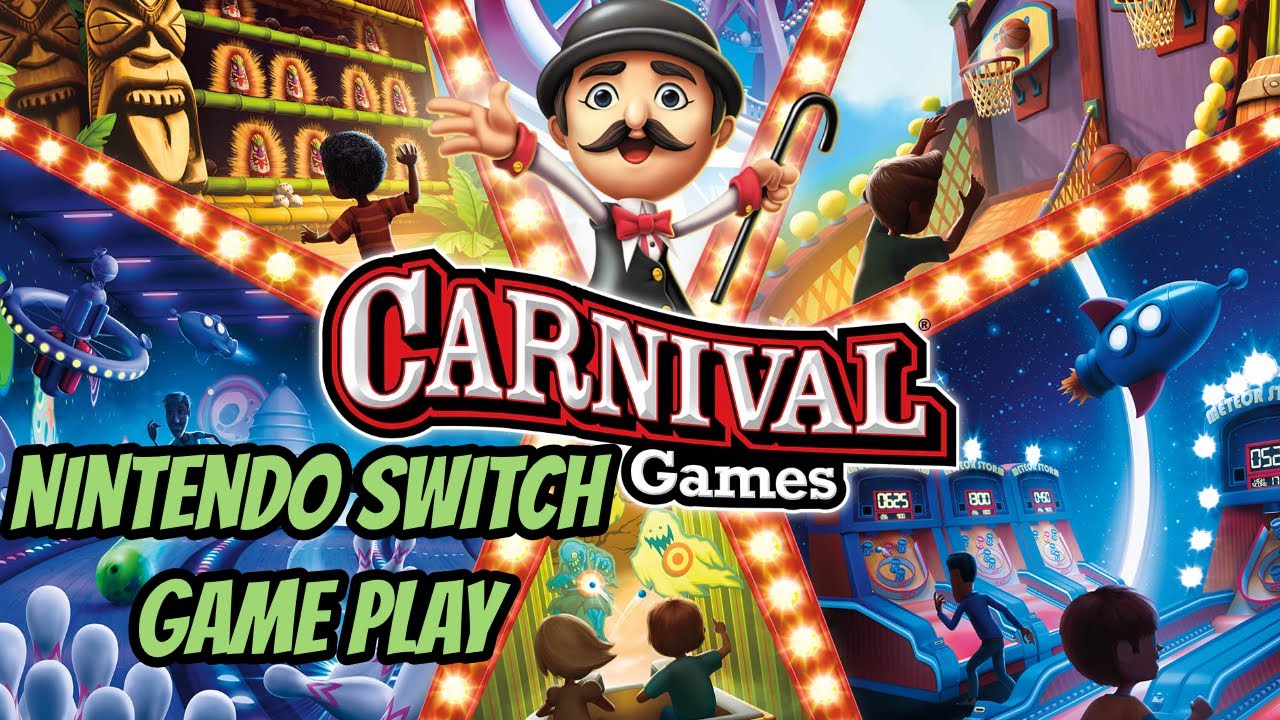 Nintendo Switch Complete Play Through All Games Carnival Games Switch Gameplay