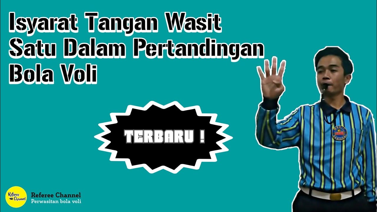 Isyarat tangan wasit satu TERBARU dalam pertandingan bola voli - Referee Channel