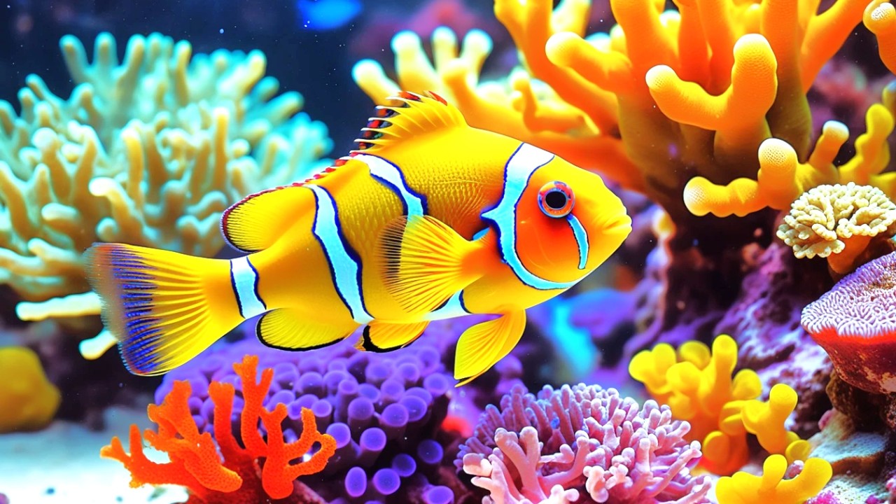 The Best 4K Aquarium - Dive Into The Mesmerizing Underwater Realm, Sea Jellyfish, Coral Reefs . #7