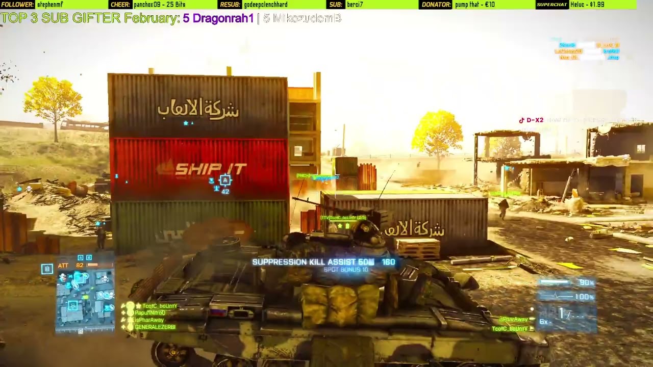 BF3 Uncut: ⚡ Markaz Monolith Rush Defending T90 ⚡