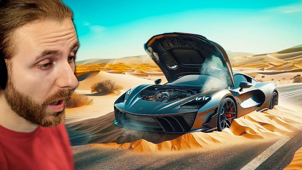 *BLOCAT* in Desert cu LAMBO!