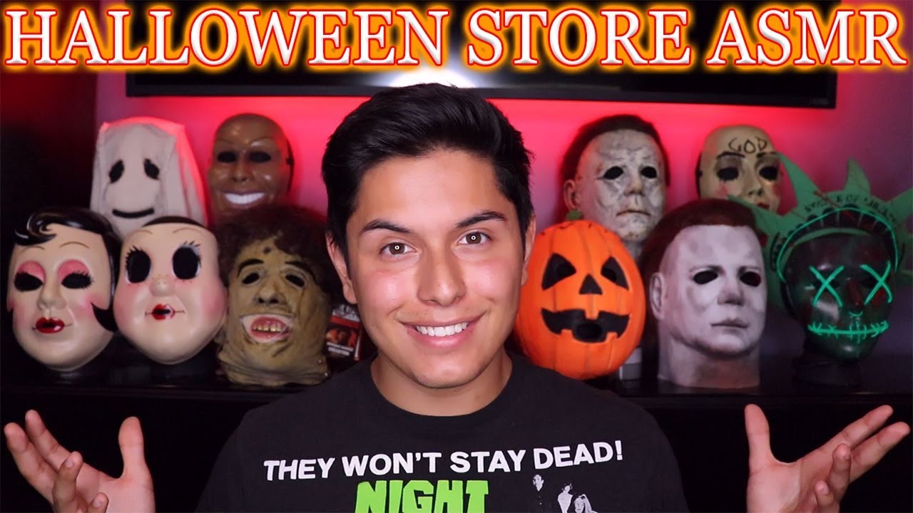 [ASMR] Halloween Store Role Play! (Masks & Tingles!)