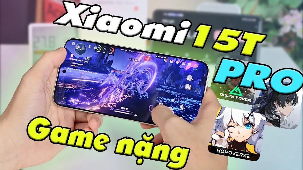Test Game Nặng Xiaomi 15T PRO - 13,7 củ Máy chính hãng, Dimensity 9400+ Nhưng chơi game nóng quá!!