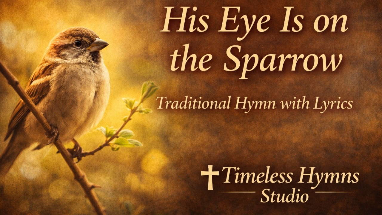 His Eye Is on the Sparrow | Traditional Hymn of Comfort and Faith (Male Tenor with Lyrics)
