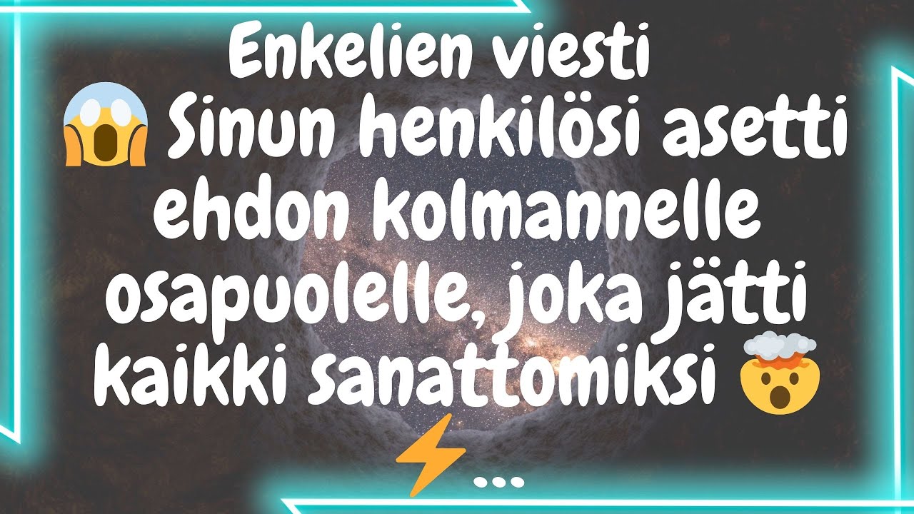 😱 Sinun henkilösi asetti ehdon kolmannelle osapuolelle, joka jätti kaikki sanattomiksi 🤯⚡…
