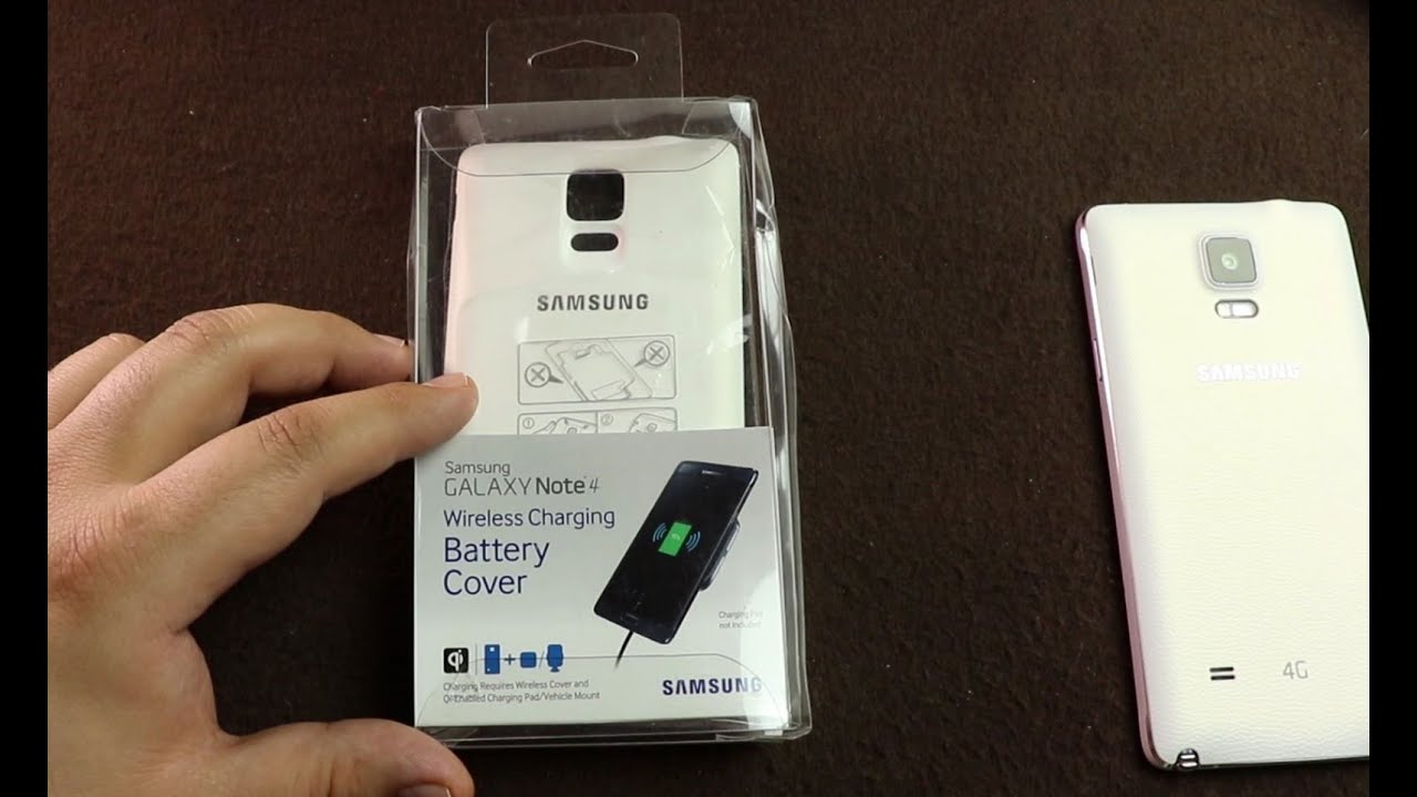 Samsung Galaxy Note 4 Wireless Charging Battery Cover