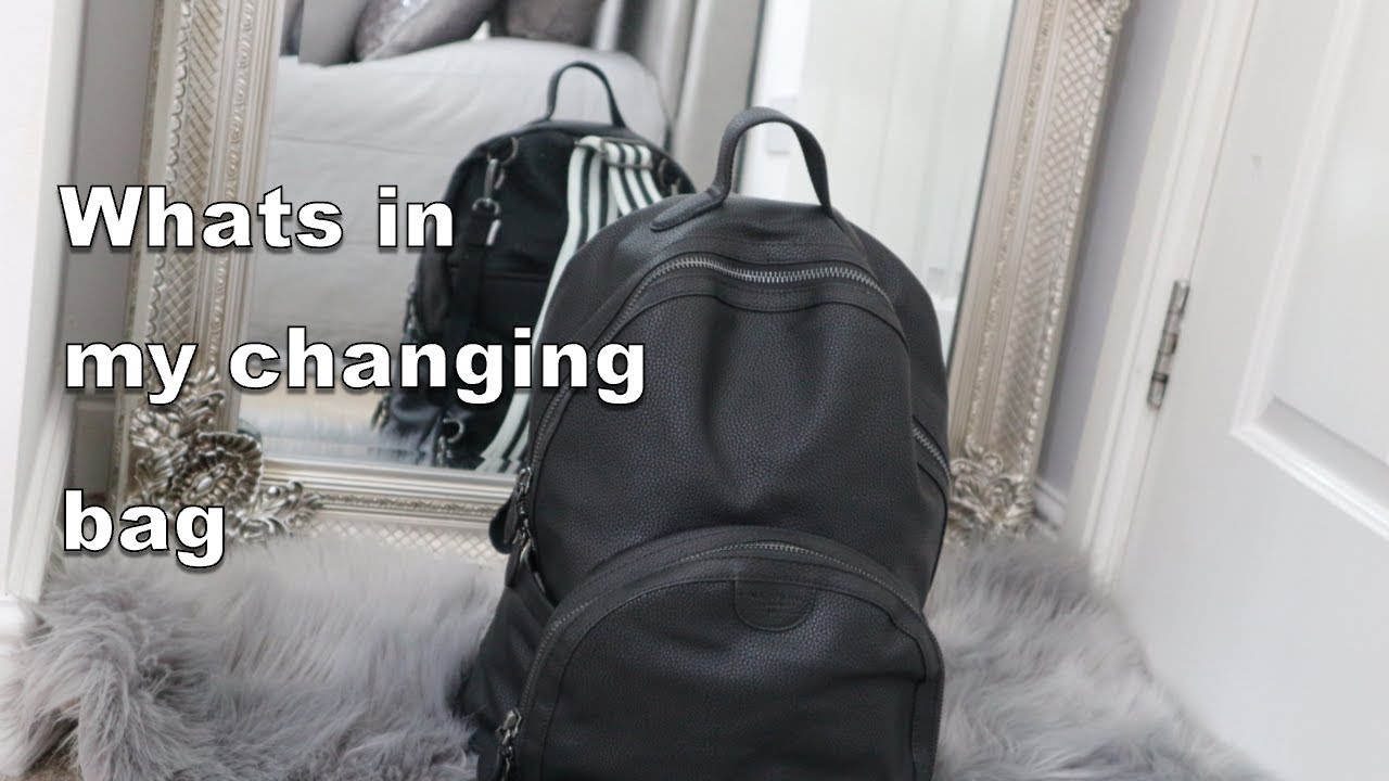 WHATS IN MY CHANGING BAG / TODDLER & NEWBORN / PINK LINING CHANGING BAG