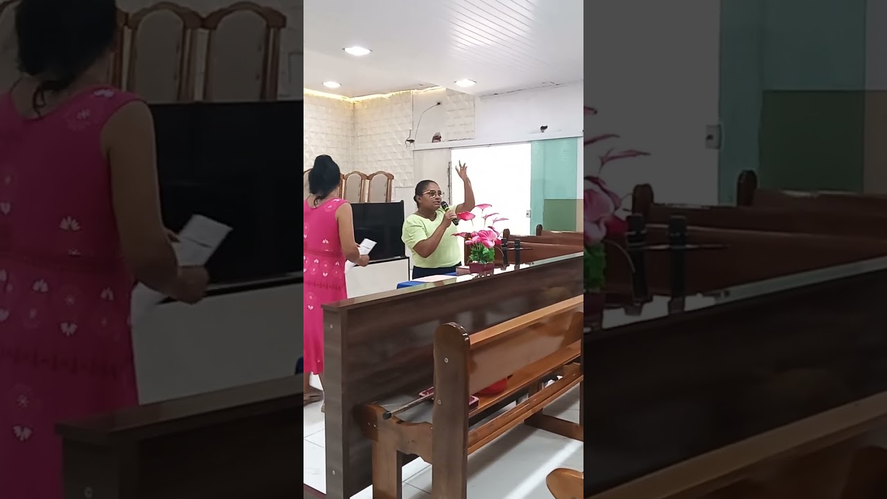 Culto círculo de oração AD Belém Noèmia Coordenadora Eliane apresentando os visitantes 11/02/2026