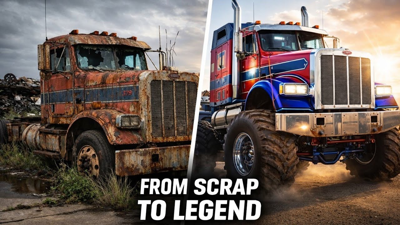From Scrap to Legend: 6 Months Restoring a Peterbilt 379 Monster Truck