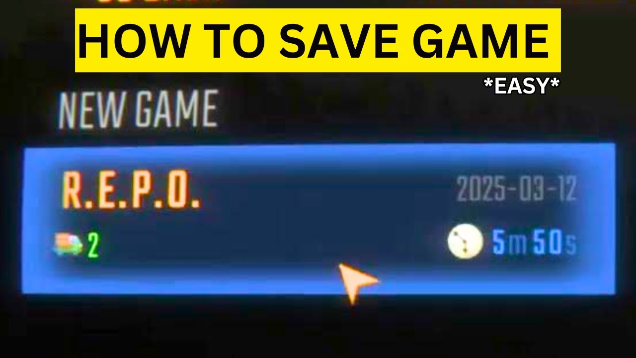 How To Save Game in REPO(EASY)
