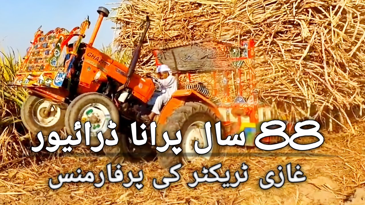 Al Ghazi tractor working profomes | 88 years old Driver 