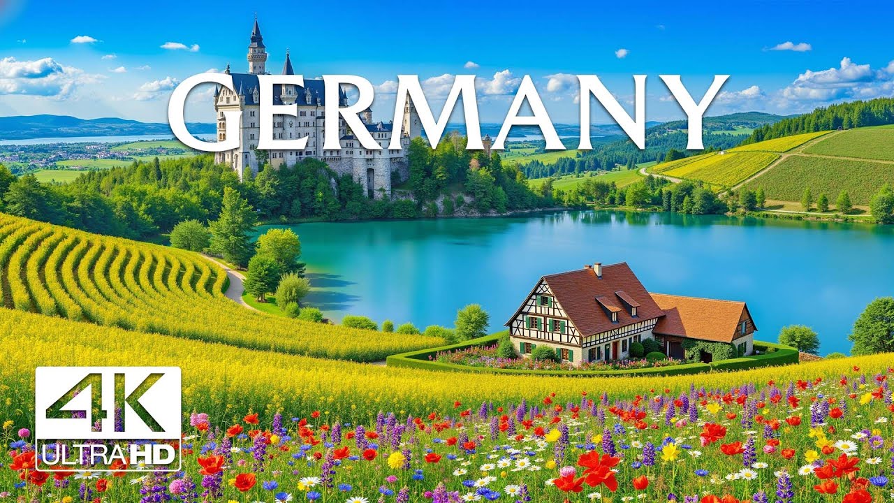 Germany 4K | Eternal Natural Beauty – Alpine Peaks, Fairytale Villages & Calm Landscapes