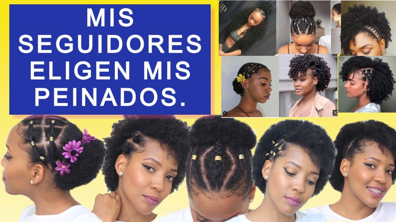 Peinados Tumblr Facìles Para Cabello Corto Afro-Rizado/ Luisanna-cf