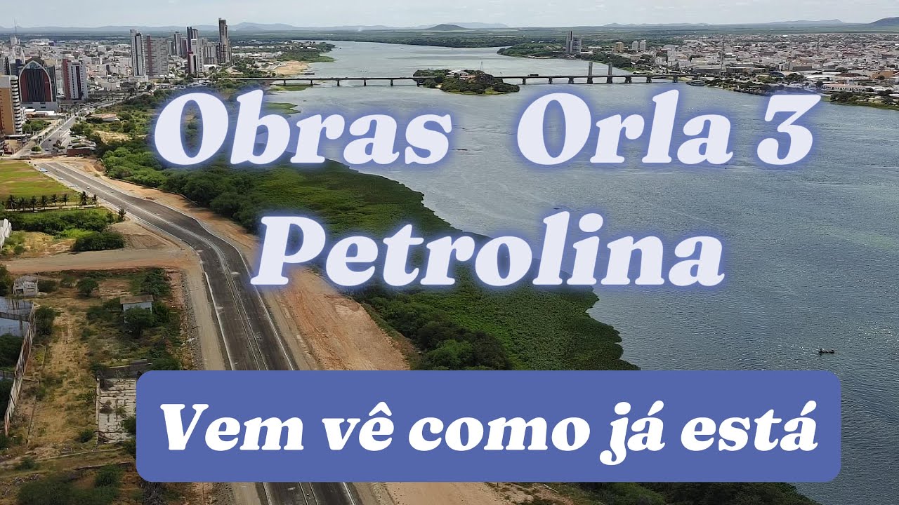 Está em construção  a Orla 3  em Petrolina ,vem vê como está.#petrolinape ,#orla#riosãofrancisco