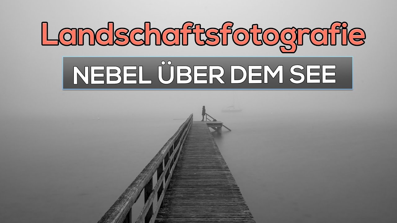 NEBEL am See fotografieren I Mystische Stimmung in Schwarz Weiß
