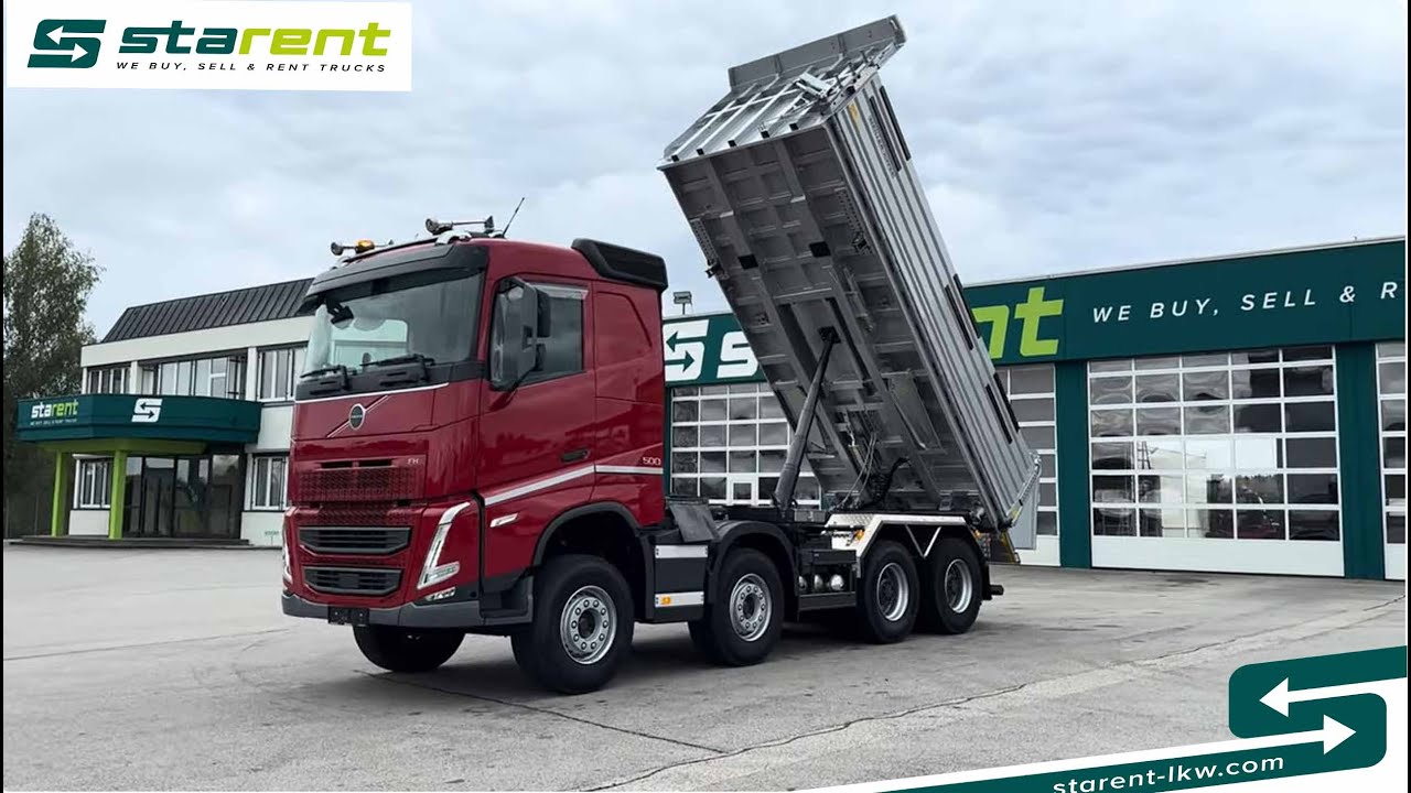 verkauft - Volvo FH 500 8x4 Meiller 2-Seitenkipper (Gesteinskipper), LKW24037, www.starent-lkw.com