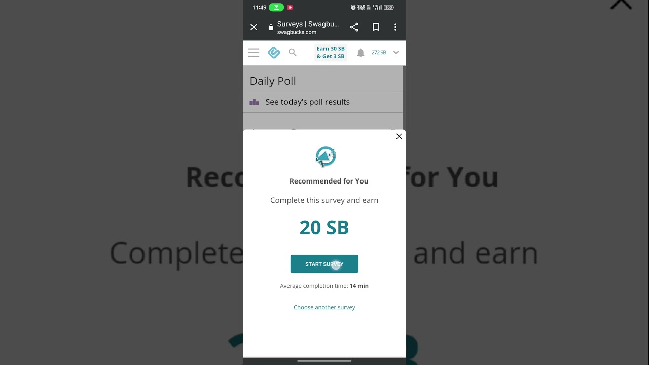 swagbucks survey tricks #earnmoneyonline #swagbucks