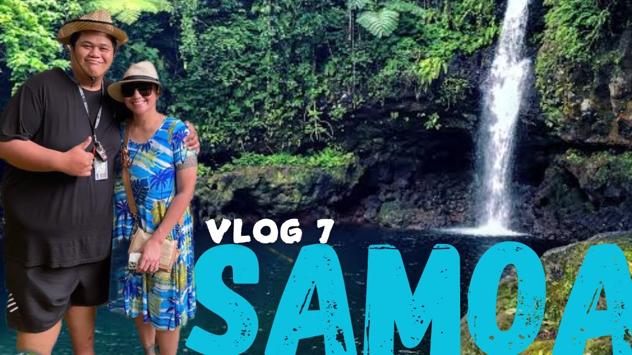 TRAVEL✈️ | SAMOA VLOG 7 🇼🇸 | Sauniatu Waterfall | Piula Cave Pools