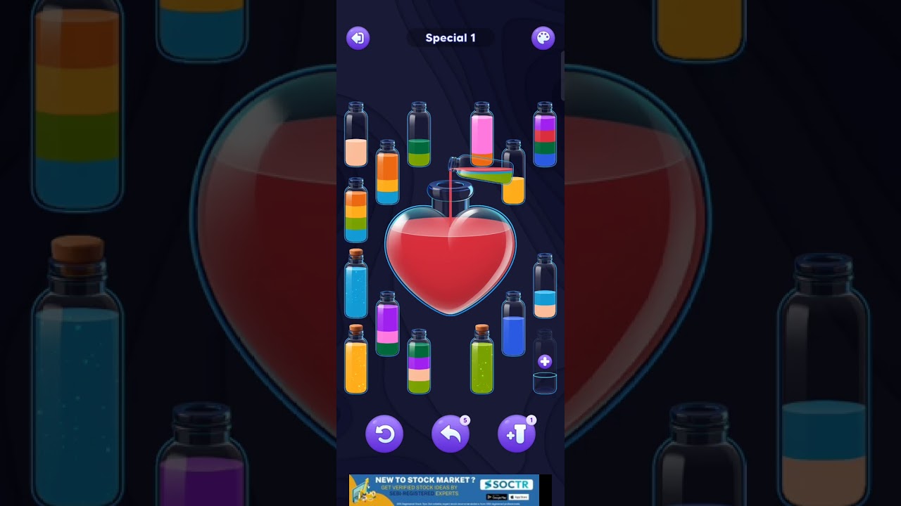 Colour chemical game 
