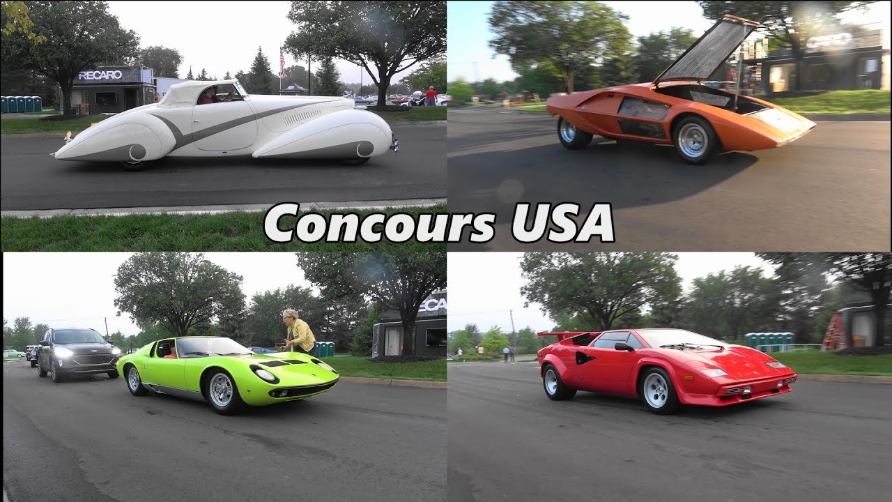 Concours d'elegance of America Arrivals