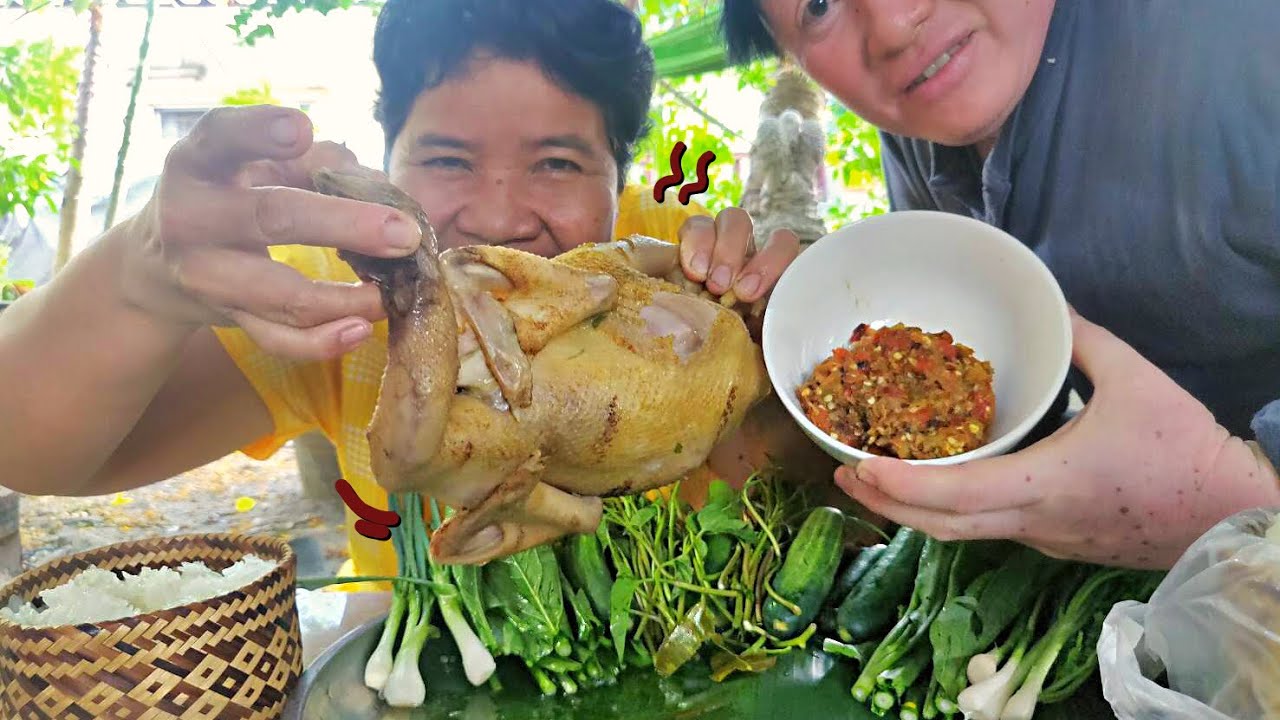 ไก่บ้านต้มน้ำปลาเฮ็ดง่ายๆทำได้เลยไม่เยอะlสไตล์นายฮ้อยเผือก