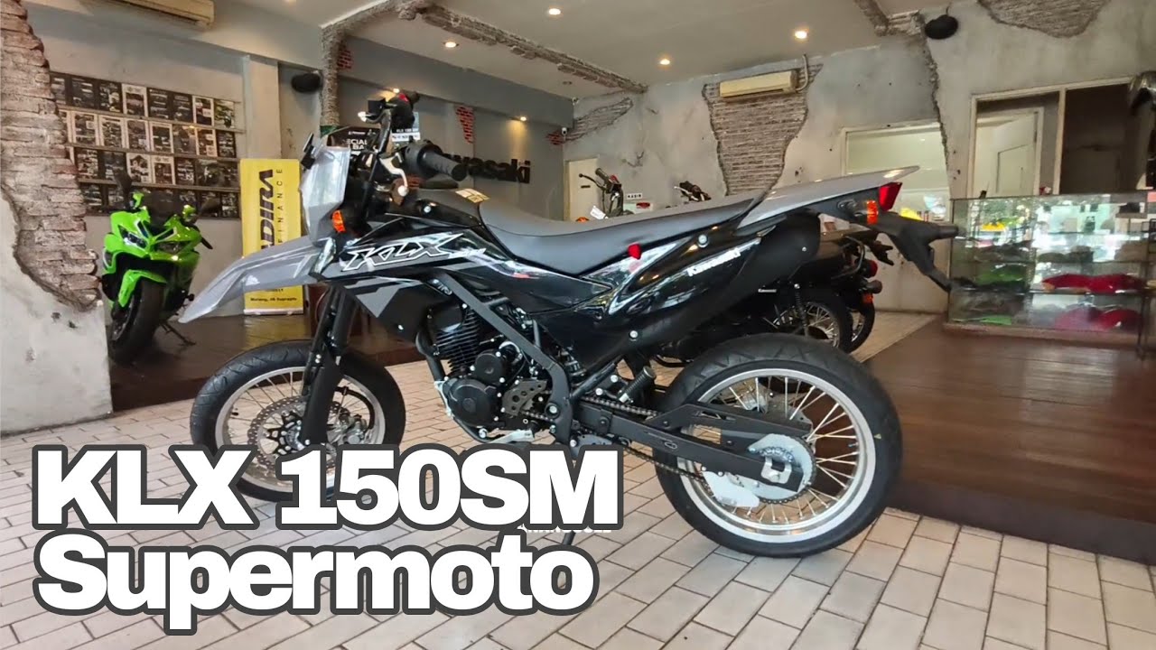 KLX 150 SM, Supermoto Series dari Kawasaki Yang Jago Di Jalanan